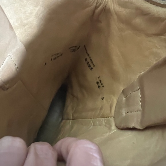 Brown Embroidered Women's Combat Boots - Picture 2 of 2